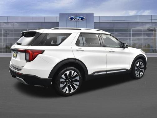 White 2026 Ford Explorer Platinum