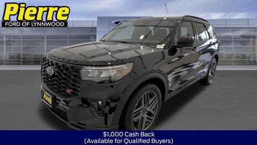 Agate Black Metallic 2026 Ford Explorer ST