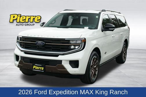 Star White Metallic Tri-Coat 2026 Ford Expedition Max King Ranch