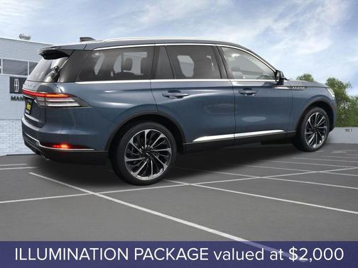 whisper blue metallic clearcoat 2026 Lincoln Aviator Reserve AWD