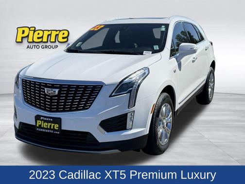 Crystal White 2023 Cadillac XT5 Premium Luxury