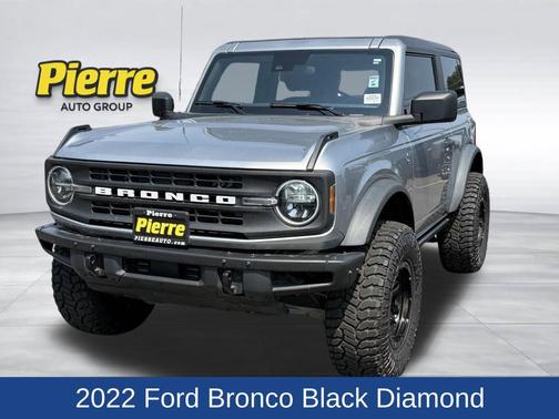 Iconic Silver Metallic 2022 Ford Bronco Black Diamond