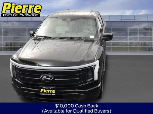 Agate Black Metallic 2025 Ford F-150 Lightning Platinum