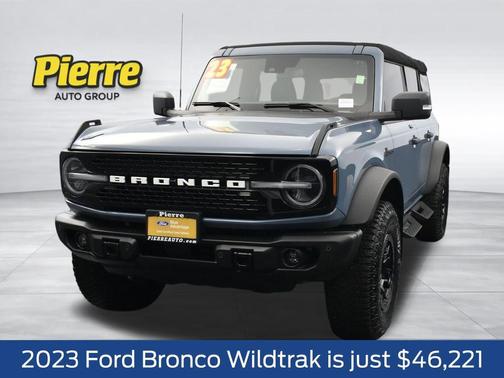 Azure Gray Metallic Tri-Coat 2023 Ford Bronco Wildtrak