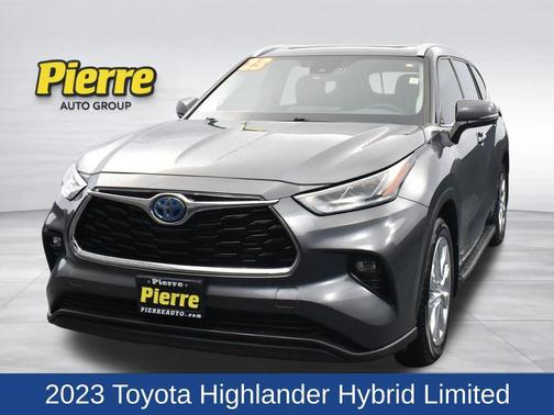 Magnetic Gray Metallic 2023 Toyota Highlander Hybrid Limited