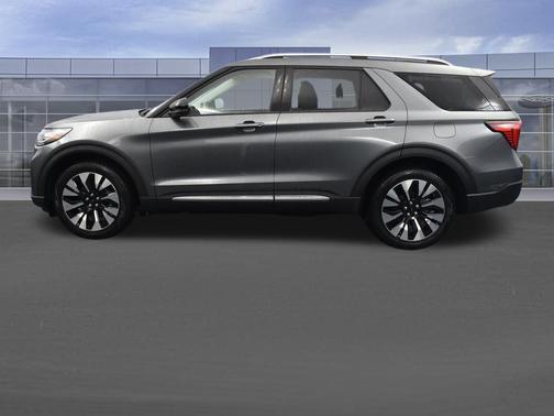 Gray 2026 Ford Explorer Platinum