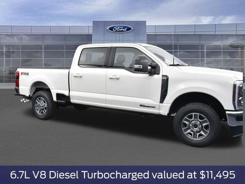 Star White Metallic Tri-Coat 2026 Ford F-350 Lariat