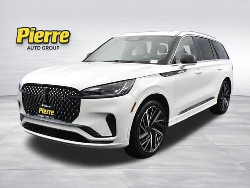 White 2026 Lincoln Aviator Black Label AWD