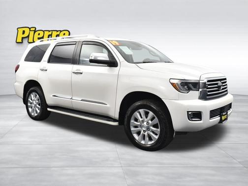 Blizzard Pearl 2019 Toyota Sequoia Platinum