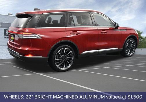Red Carpet Tinted Clearcoat 2025 Lincoln Aviator Reserve AWD
