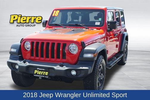 Firecracker Red Clearcoat 2018 Jeep Wrangler Unlimited Sport