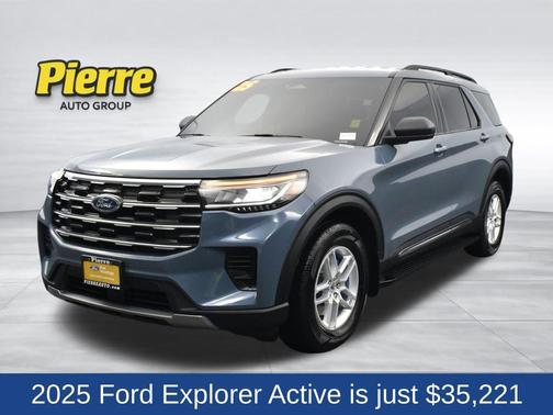 Vapor Blue Metallic 2025 Ford Explorer Active