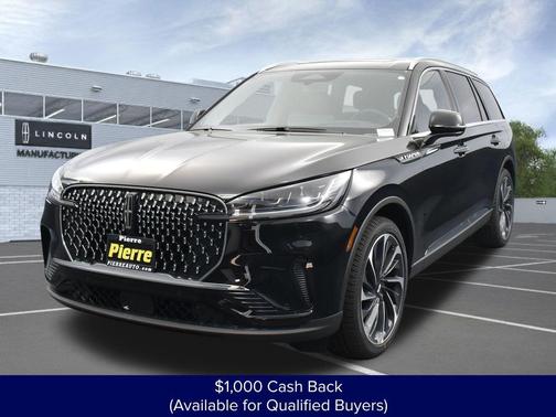 Infinite Black Metallic Clearcoat 2026 Lincoln Aviator Reserve AWD