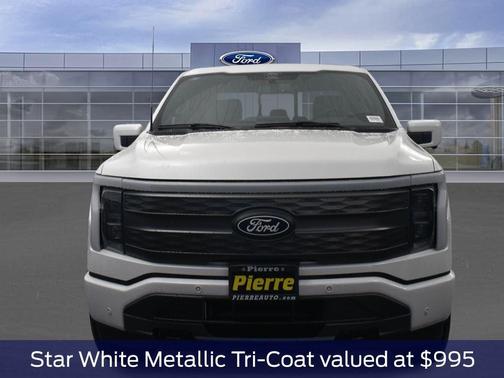 White 2025 Ford F-150 Lightning LARIAT