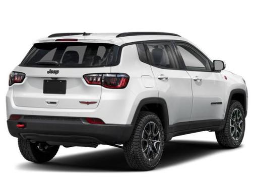 Bright White Clearcoat 2025 Jeep Compass Trailhawk