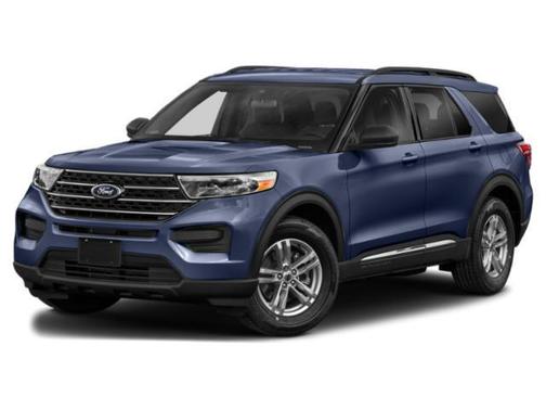 Infinite Blue Metallic Tinted Clearcoat 2021 Ford Explorer XLT