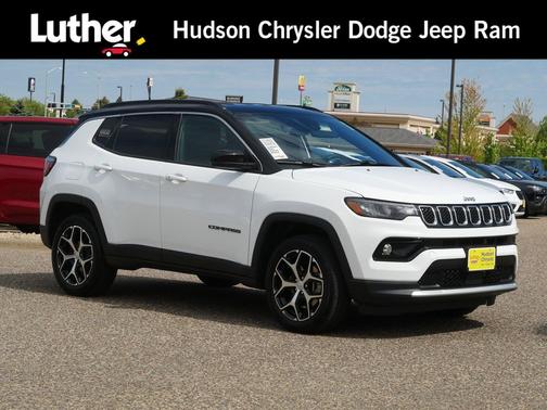 Bright White Clearcoat 2024 Jeep Compass Limited