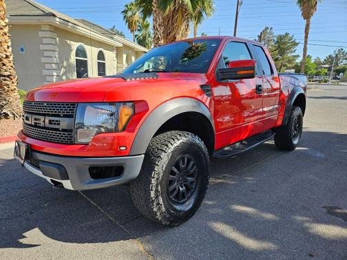 Molten Orange Tri-Coat 2010 Ford F-150 SVT Raptor SuperCab