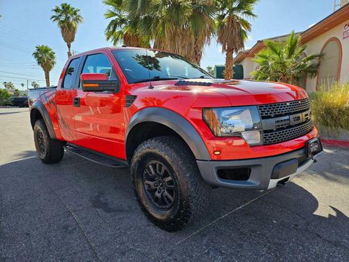 Molten Orange Tri-Coat 2010 Ford F-150 SVT Raptor SuperCab