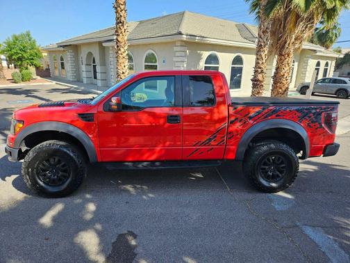Molten Orange Tri-Coat 2010 Ford F-150 SVT Raptor SuperCab