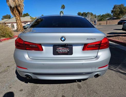 Silver 2019 BMW 530 530i Sedan 4D