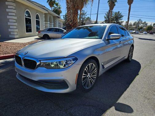 Silver 2019 BMW 530 530i Sedan 4D