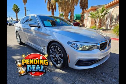 Silver 2019 BMW 530 530i Sedan 4D