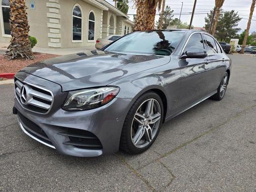 Gray 2017 Mercedes-Benz E-Class E 300 Sedan 4D