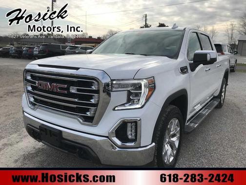Summit White 2021 GMC Sierra 1500 SLT