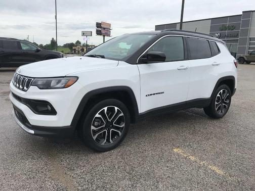 Bright White Clearcoat 2023 Jeep Compass Limited