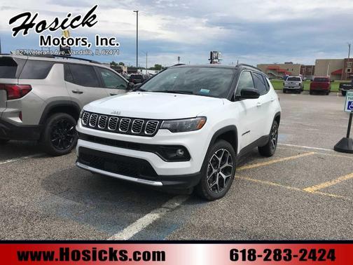 Bright White Clearcoat 2025 Jeep Compass Limited