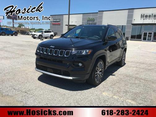 Diamond Black 2023 Jeep Compass Limited