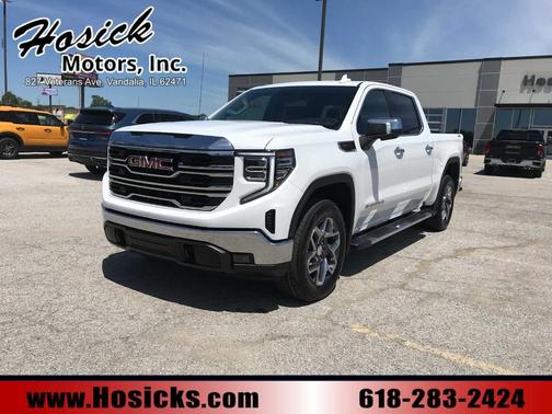 Summit White 2026 GMC Sierra 1500 SLT Truck
