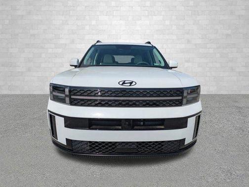 Serenity White 2026 Hyundai SANTA FE HEV Calligraphy