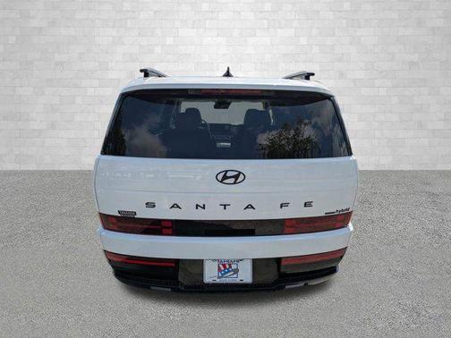 Serenity White 2026 Hyundai SANTA FE HEV Calligraphy
