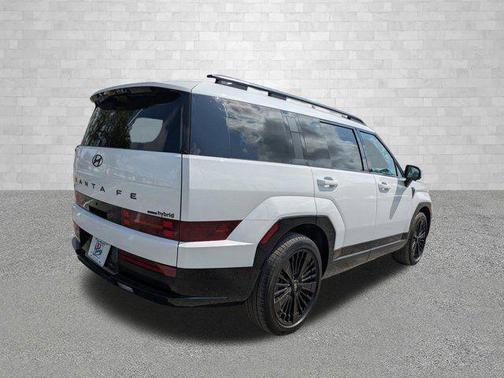 Serenity White 2026 Hyundai SANTA FE HEV Calligraphy