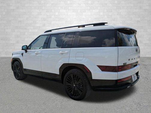 Serenity White 2026 Hyundai SANTA FE HEV Calligraphy