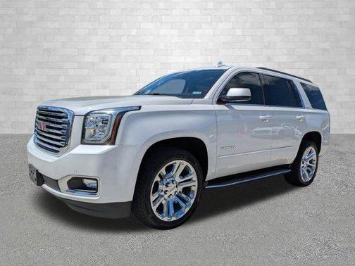 White Frost Tricoat 2020 GMC Yukon SLT