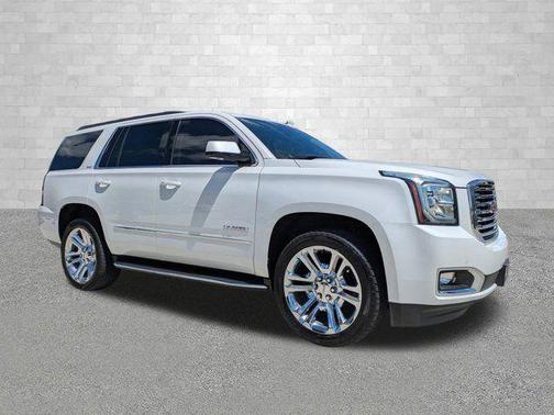 White Frost Tricoat 2020 GMC Yukon SLT