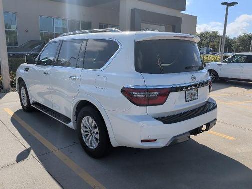 Aspen White Tricoat 2023 Nissan Armada SV 2WD