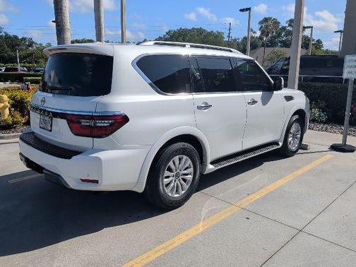 Aspen White Tricoat 2023 Nissan Armada SV 2WD
