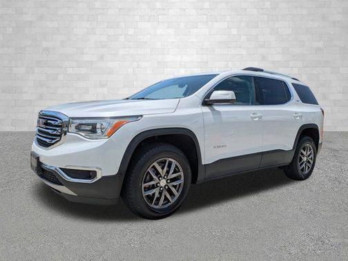 White Frost Tricoat 2019 GMC Acadia SLT-1