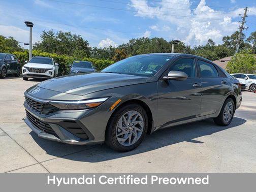 Amazon Gray 2024 Hyundai ELANTRA SEL