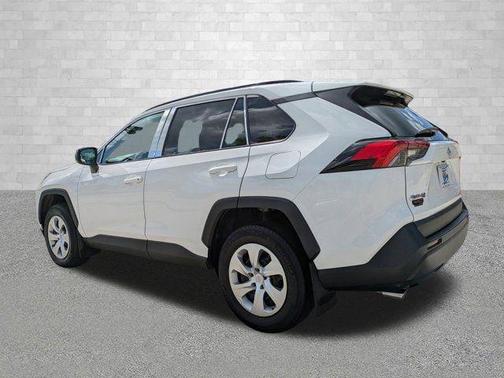 Super White 2020 Toyota RAV4 LE