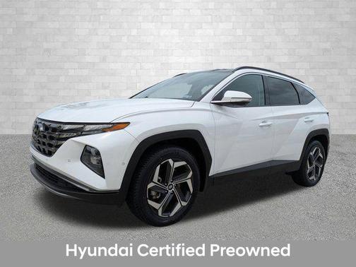 Serenity White Pearl 2023 Hyundai TUCSON Limited