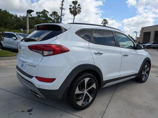 Dazzling White 2018 Hyundai TUCSON Limited