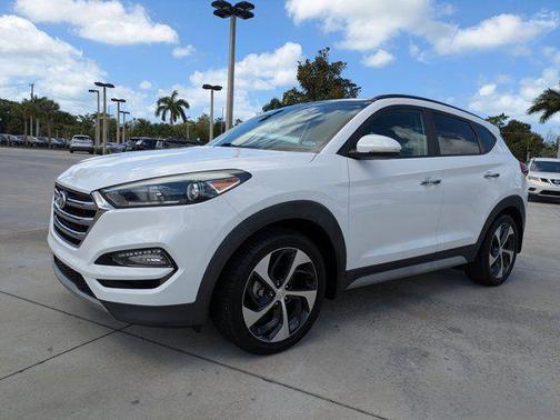 Dazzling White 2018 Hyundai TUCSON Limited