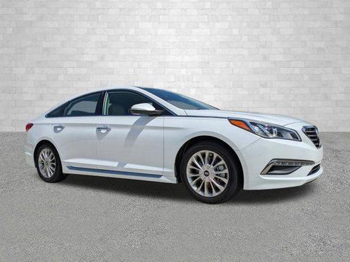 Quartz White Pearl 2015 Hyundai SONATA Limited