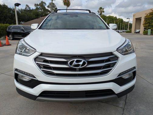 Pearl White 2018 Hyundai Santa Fe Sport 2.0L Turbo Ultimate
