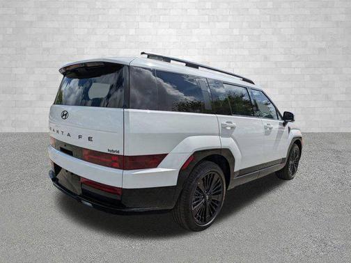 Serenity White 2026 Hyundai SANTA FE HEV Calligraphy